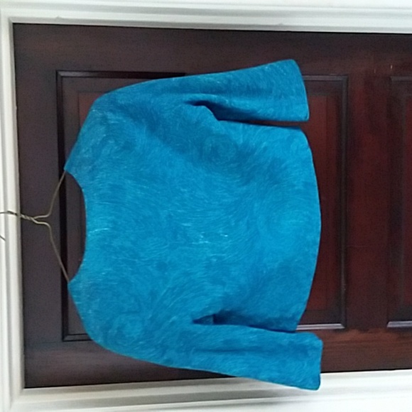 Vintage 60s Roseweb 2-Piece mod Dress Suit electric blue Size small ESTATE - Picture 6 of 15